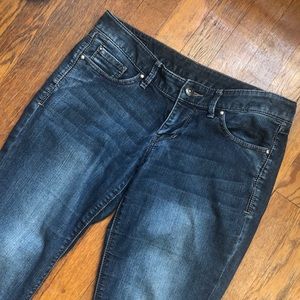 Express Bootleg medium wash jeans